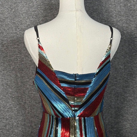 Vici Multicolor Striped Midi Dress - Picture 9 of 14